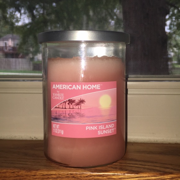 Yankee Candle Accents Yankee Pink Island Sunset Candle Poshmark